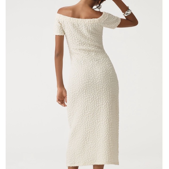 English Factory Ivory Of The Shoulder Dress - Picture 3 of 9